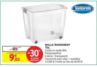 Malle Rangement 70L