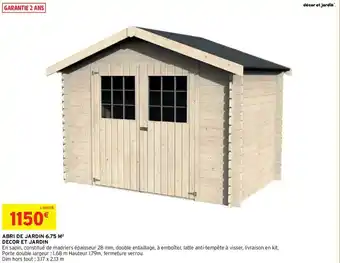 Intermarché Abri de Jardin offre