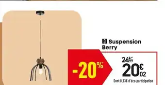 Conforama Suspension Berry offre