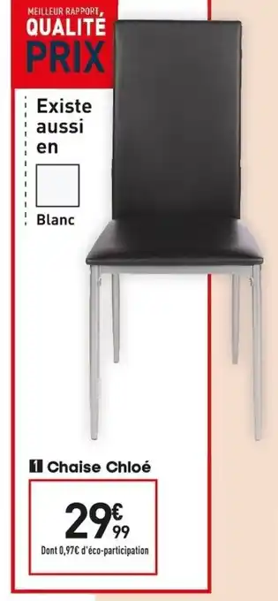 Conforama Chaise Chloé offre
