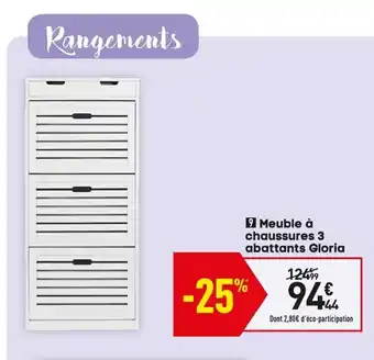 Conforama Meuble à Chaussures 3 offre