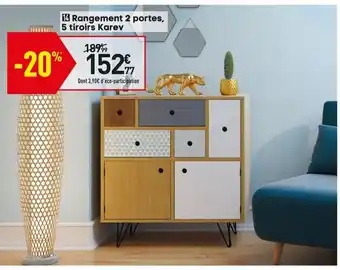 Conforama Rangement 2 Portes offre