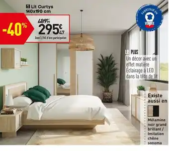 Conforama Lit Curtys offre