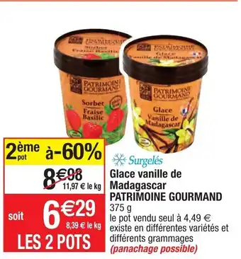Migros Glace vanille de Madagascar offre