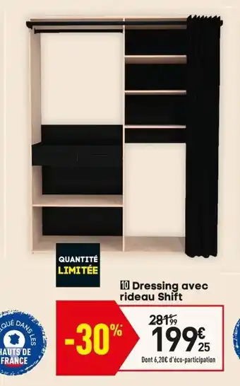 Conforama Dressing Avec Rideau Shift offre
