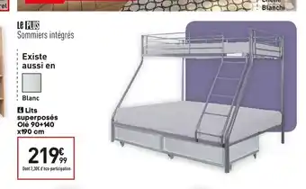 Conforama Lits Superposés offre
