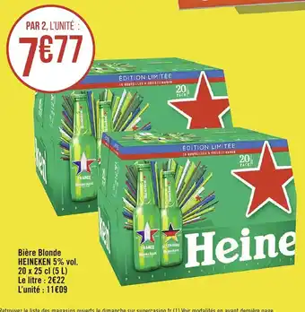 Bière Blonde Heineken