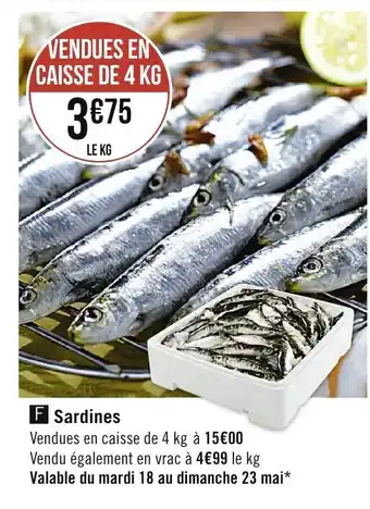 Spar Sardines offre