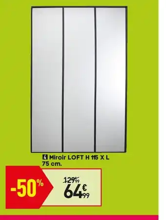 Conforama Miroir Loft XL offre