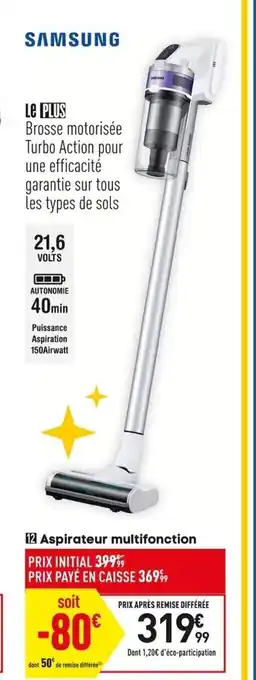 Conforama Aspirateur Multifonction offre