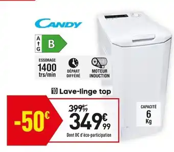 Conforama Lave-linge top offre