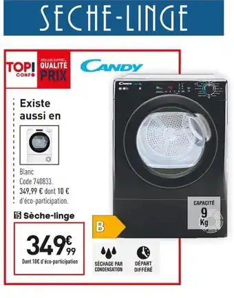 Conforama Sèche-linge offre