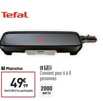 Conforama Plancha offre