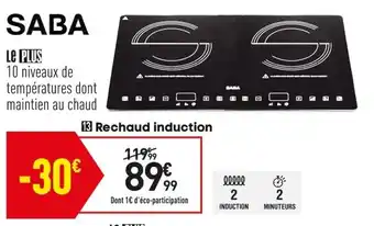 Conforama Rechaud induction offre