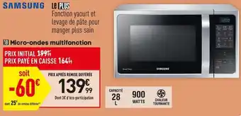Conforama Micro-ondes multifonction offre