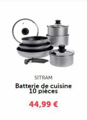 Stokomani Batterie de cuisine 10 pièces offre