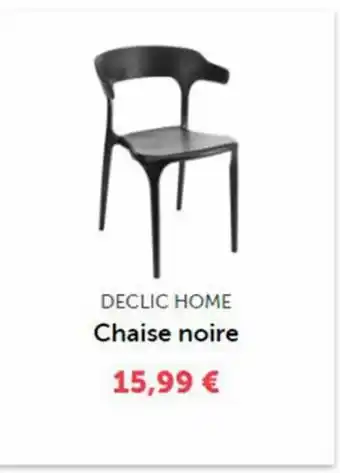 Stokomani Chaise noire offre