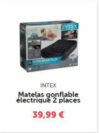 Stokomani Matelas gonflable électrique 2 places offre