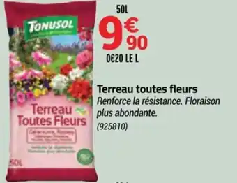 Bricorama Terreai toutes fleurs offre