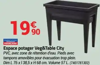 Bricorama Espace potager veg&table city offre