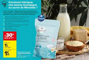 Bicarbonate de soude CARREFOUR ESSNETIAL