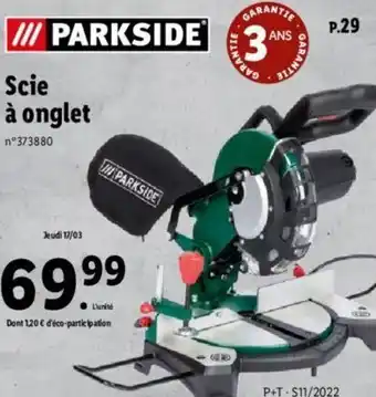 Lidl Scie à onglet offre