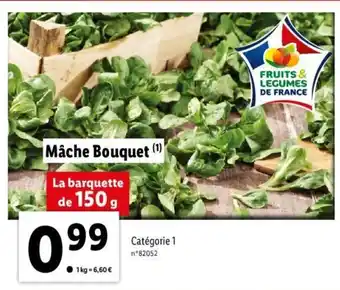 Lidl Mâche bouquet offre