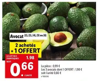 Lidl Avocat offre