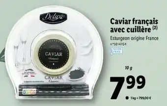 Lidl Caviar français avec cuillère offre
