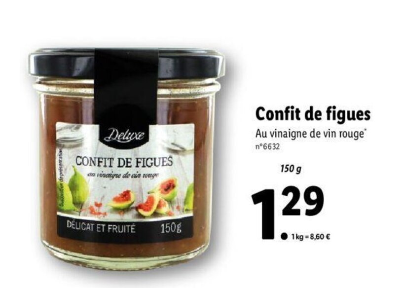 Promo Confit de figues chez Lidl