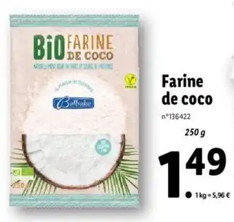 Lidl Farine de coco offre