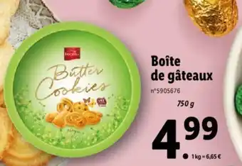 Boîte de gâteaux