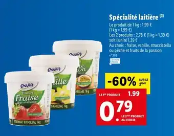 Spécialité laitière