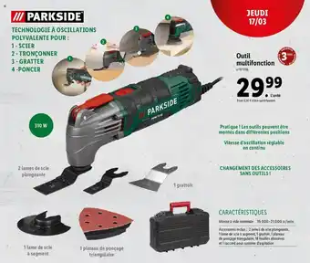 Lidl Outil multifonction offre