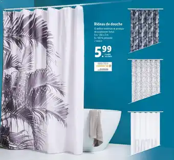 Lidl Rideau de douche offre