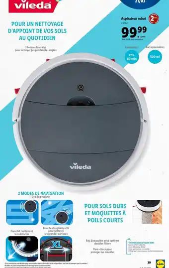 Lidl Aspirateur robot offre