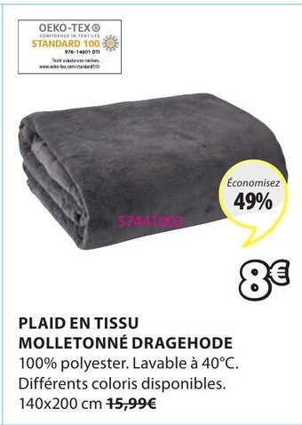 JYSK Plaid en Tissu Molletonné Dragehode offre