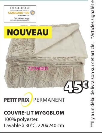 JYSK Couvre-Lit Myggblom offre