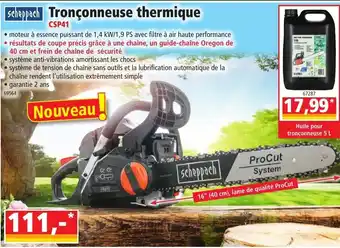 Tronçonneuse Thermique