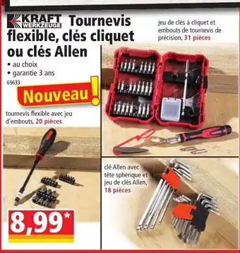 Norma Tournevis Flexible Clés Cliquet offre