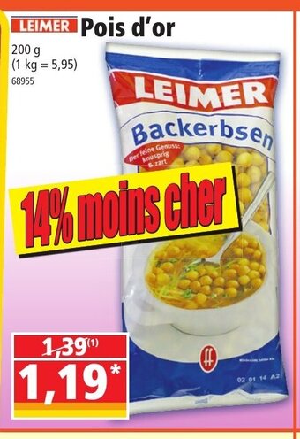 Norma Pois d'Or offre