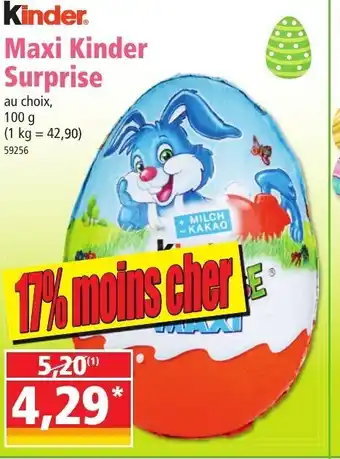 Norma Maxi Kinder Surprise offre