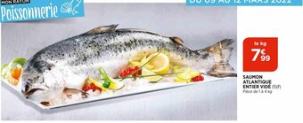 Bi1 Saumon Atlantique Entier Vidé offre