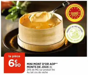 Bi1 Mini Mont d'Or AOP Monts de Joux offre