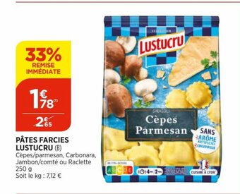 Bi1 Pâtes Farcies Lustucru offre