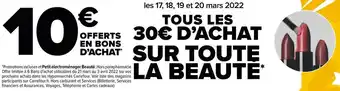 Carrefour Bon plans sur toute la beauté offre
