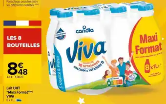 Carrefour Viva lait uht "maxi format" offre
