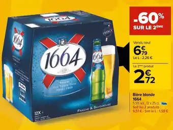 1664 bière blonde