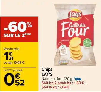 Carrefour Lay's chips offre