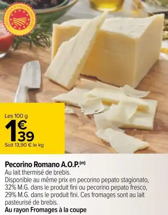 Pecorino romano a.o.p.